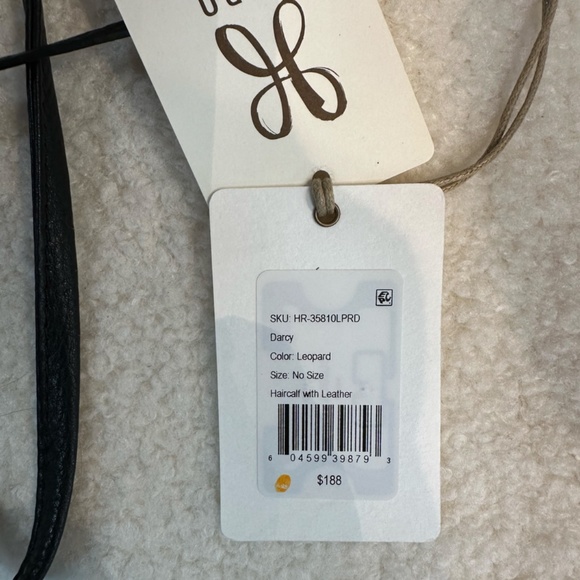 HOBO Darcy Baguette Bag Wristlet Purse Leather Hair On Leopard Converti…… NWT - Picture 13 of 14